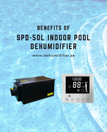 Dehumidifier for indoor pool room